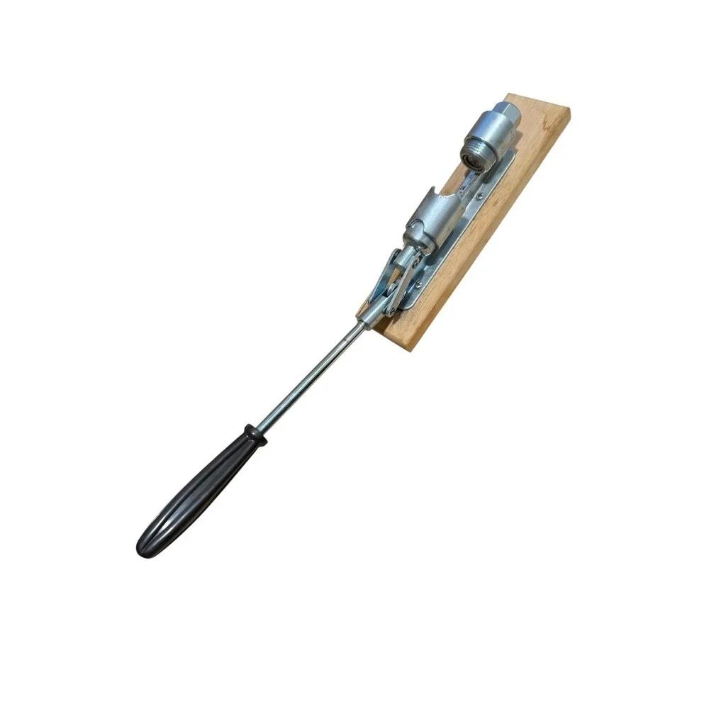 Heavy Duty Pecan and Nut Cracker Tool Wood Base and Adjustable Handle US